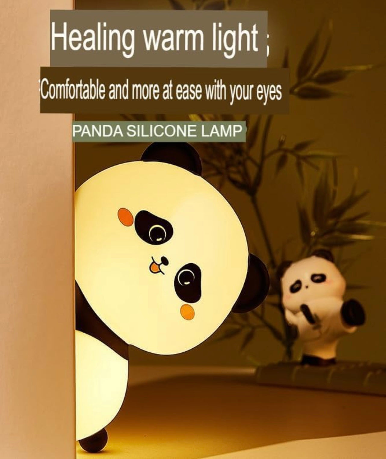 Sleeping Panda Lamp With Multi-Color Modes