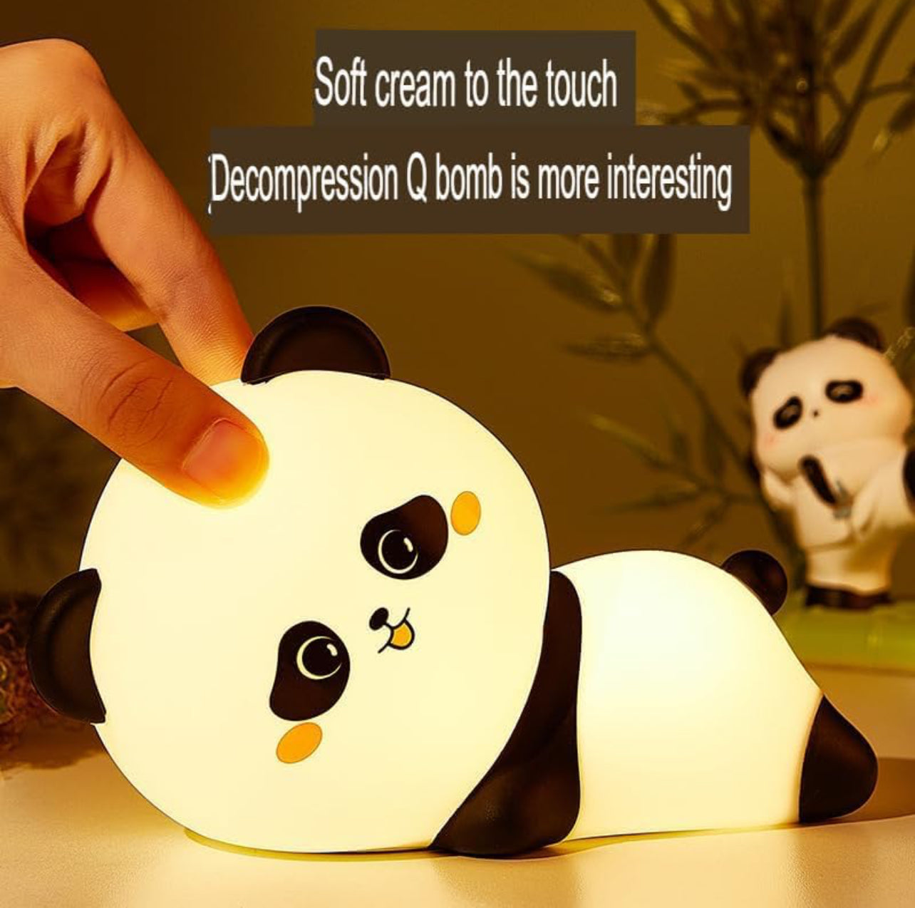 Sleeping Panda Lamp With Multi-Color Modes