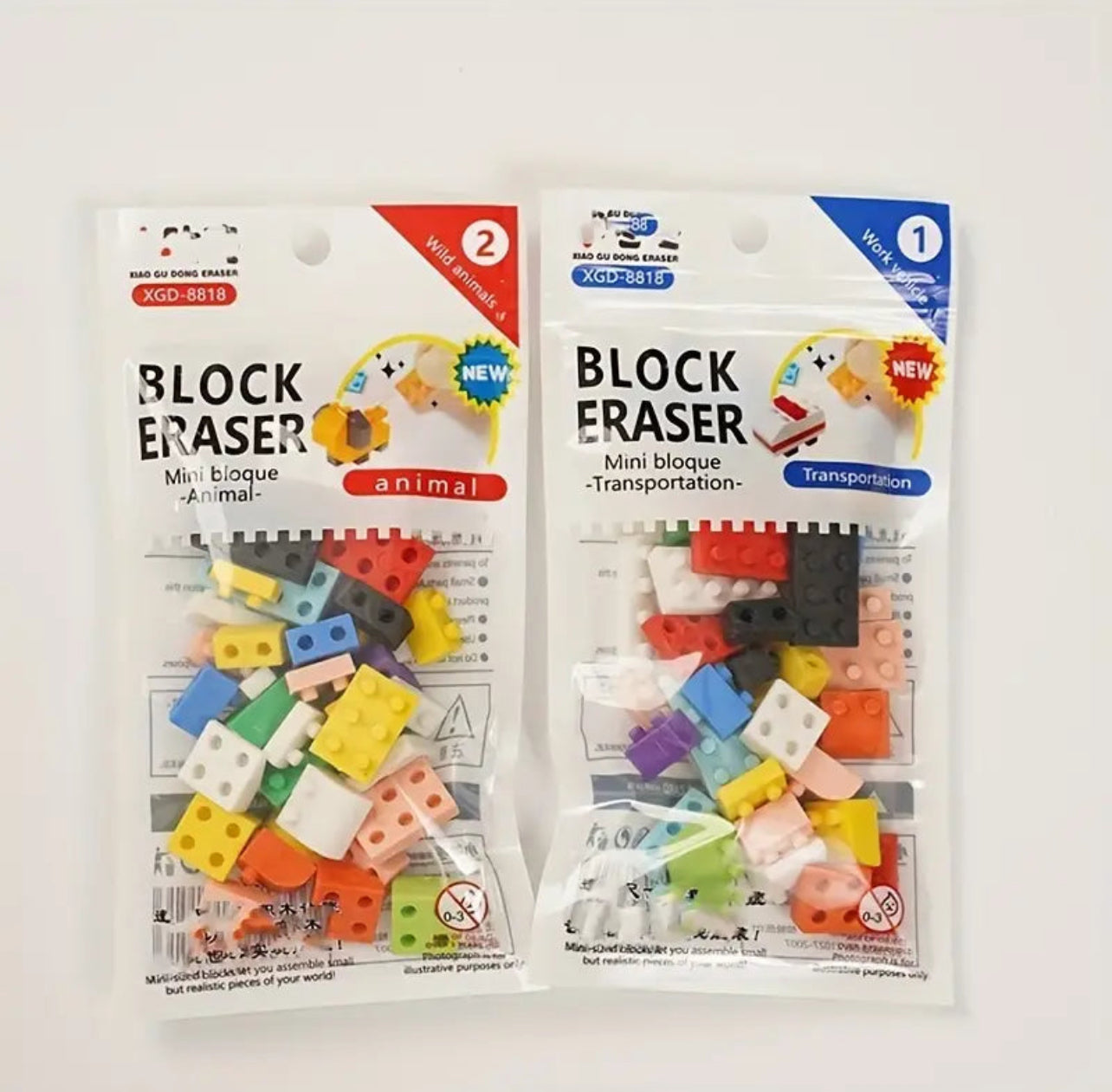 LEGO Combo - Pencil, Scale, Sharpener And Erasers