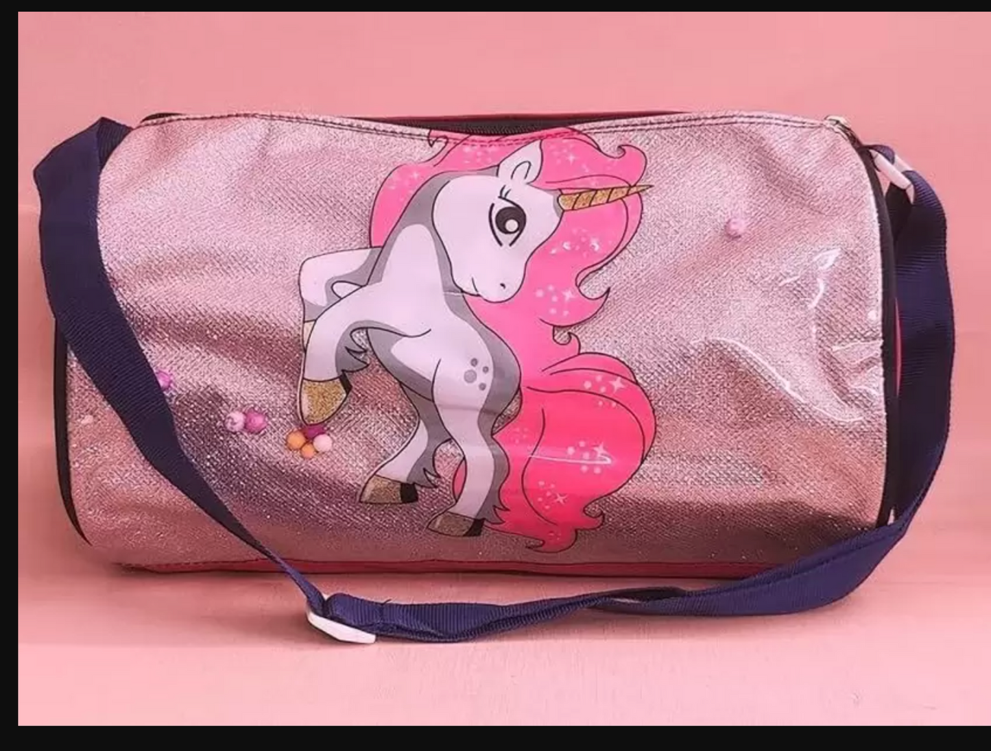Unicorn Glitter Duffle Bag