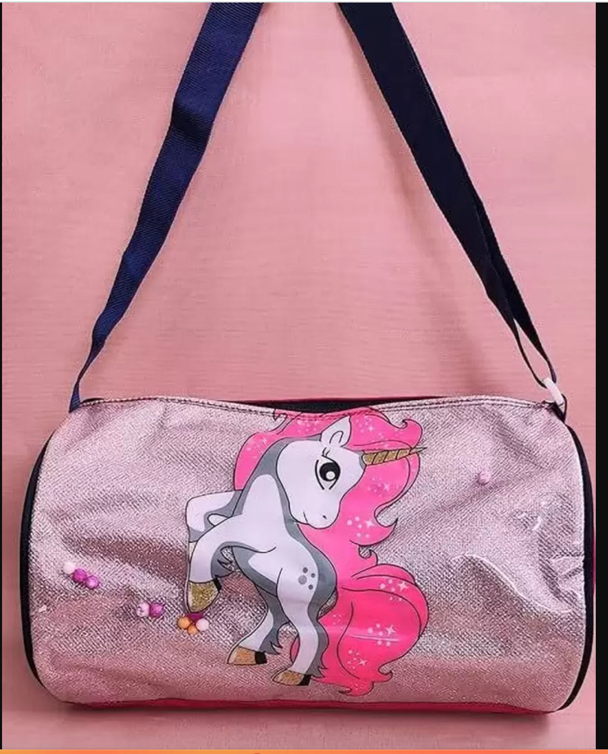 Unicorn Glitter Duffle Bag
