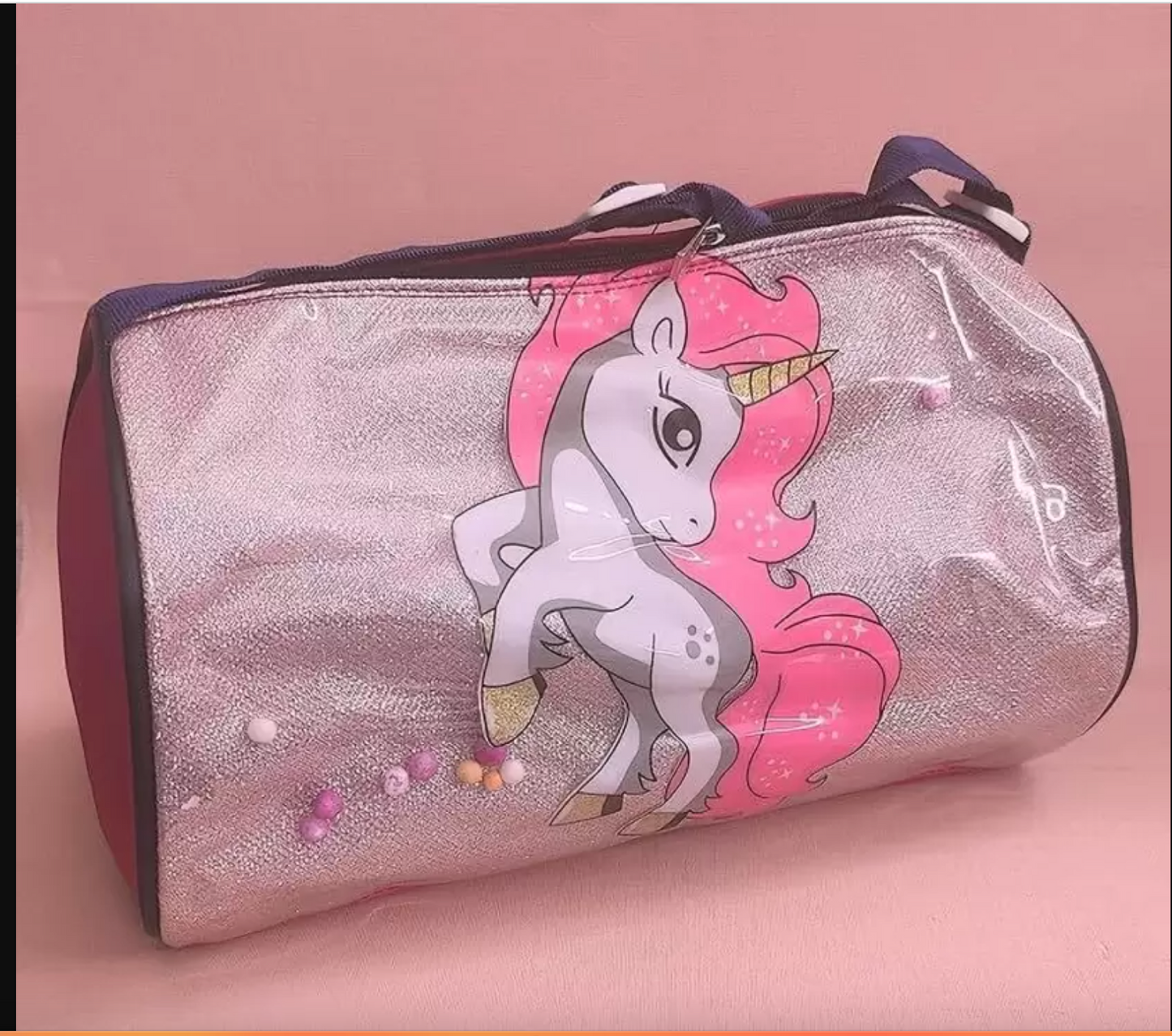 Unicorn Glitter Duffle Bag