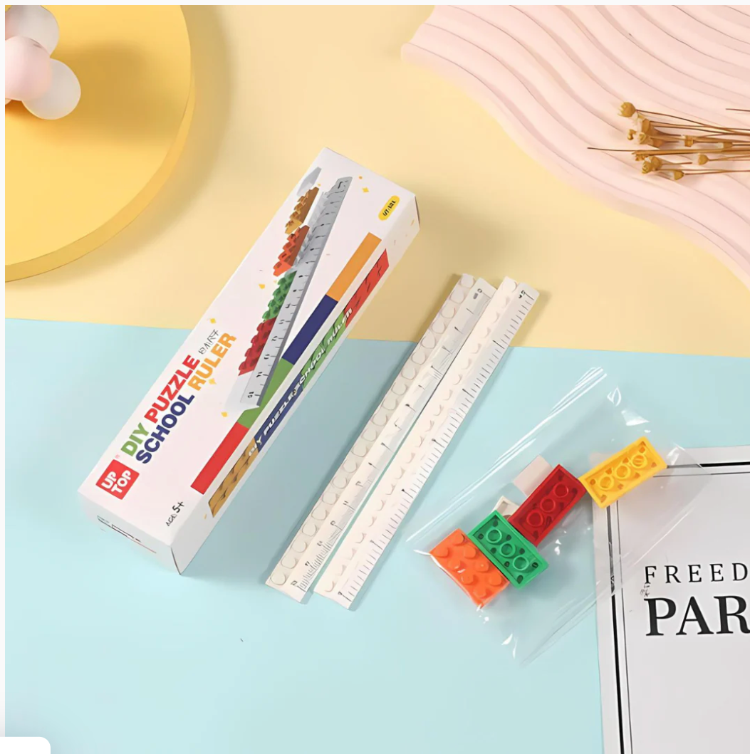 LEGO Combo - Pencil, Scale, Sharpener And Cutlery