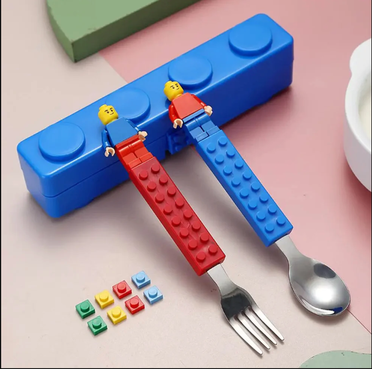 LEGO Combo - Pencil, Scale, Sharpener And Cutlery