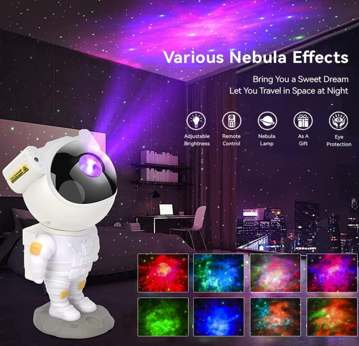 Space Projector With Stand and Remote