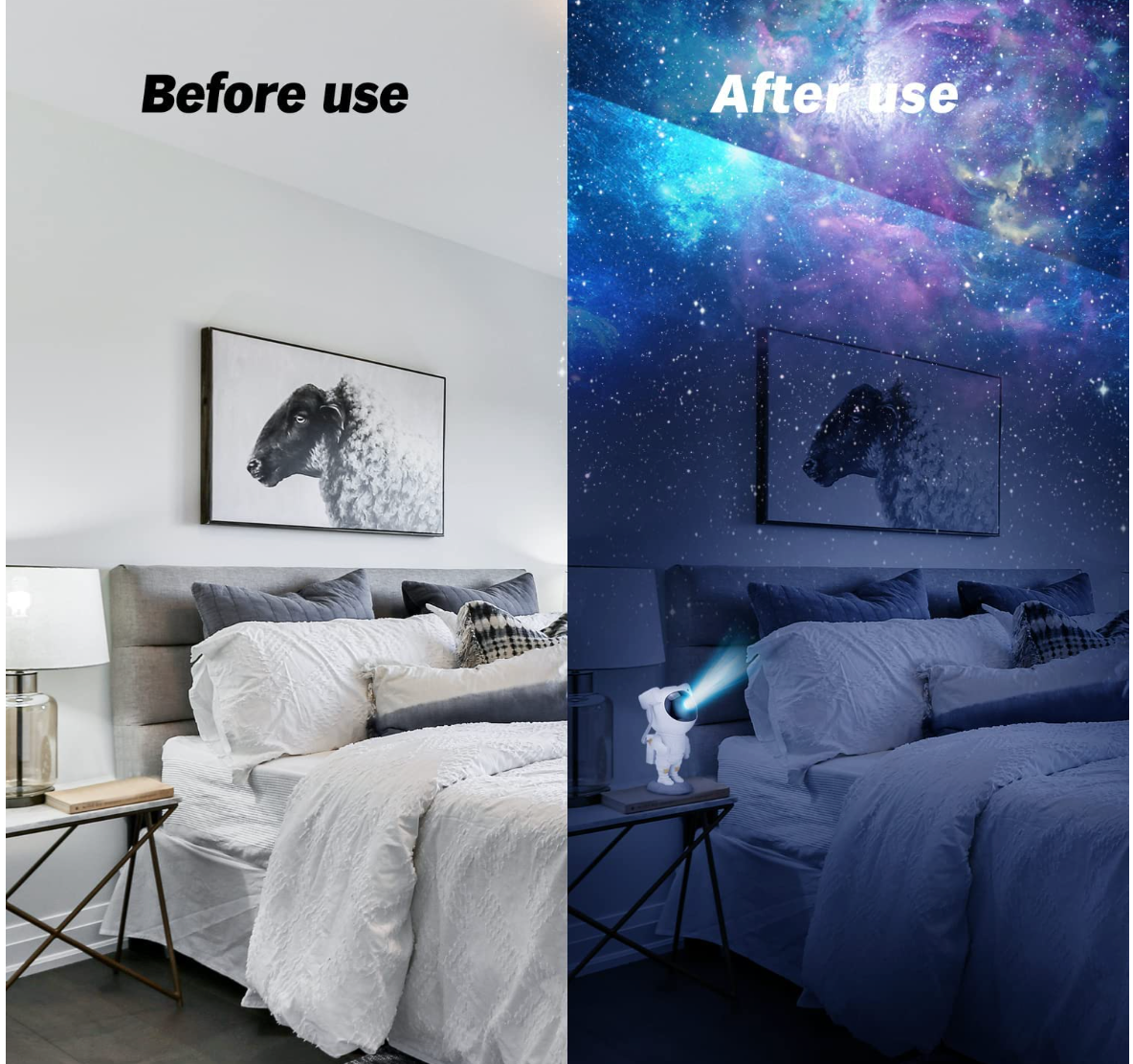 Space Projector With Stand and Remote