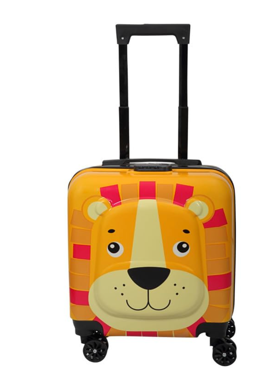 Kids Lion Trolley Suitcase – Lightweight Hard Shell Cabin Luggage with Spinner Wheels
