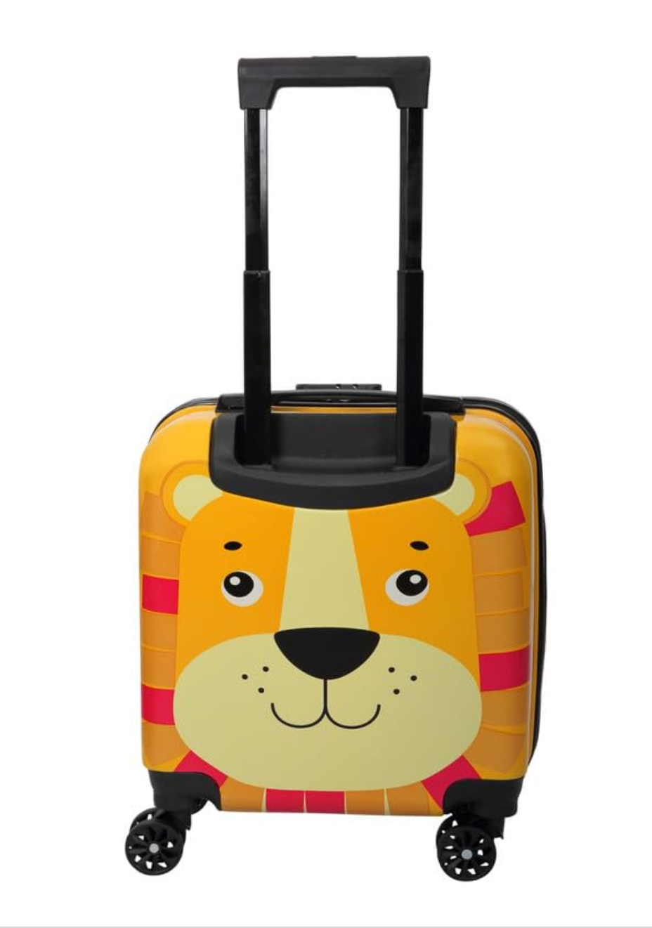 Kids Lion Trolley Suitcase – Lightweight Hard Shell Cabin Luggage with Spinner Wheels