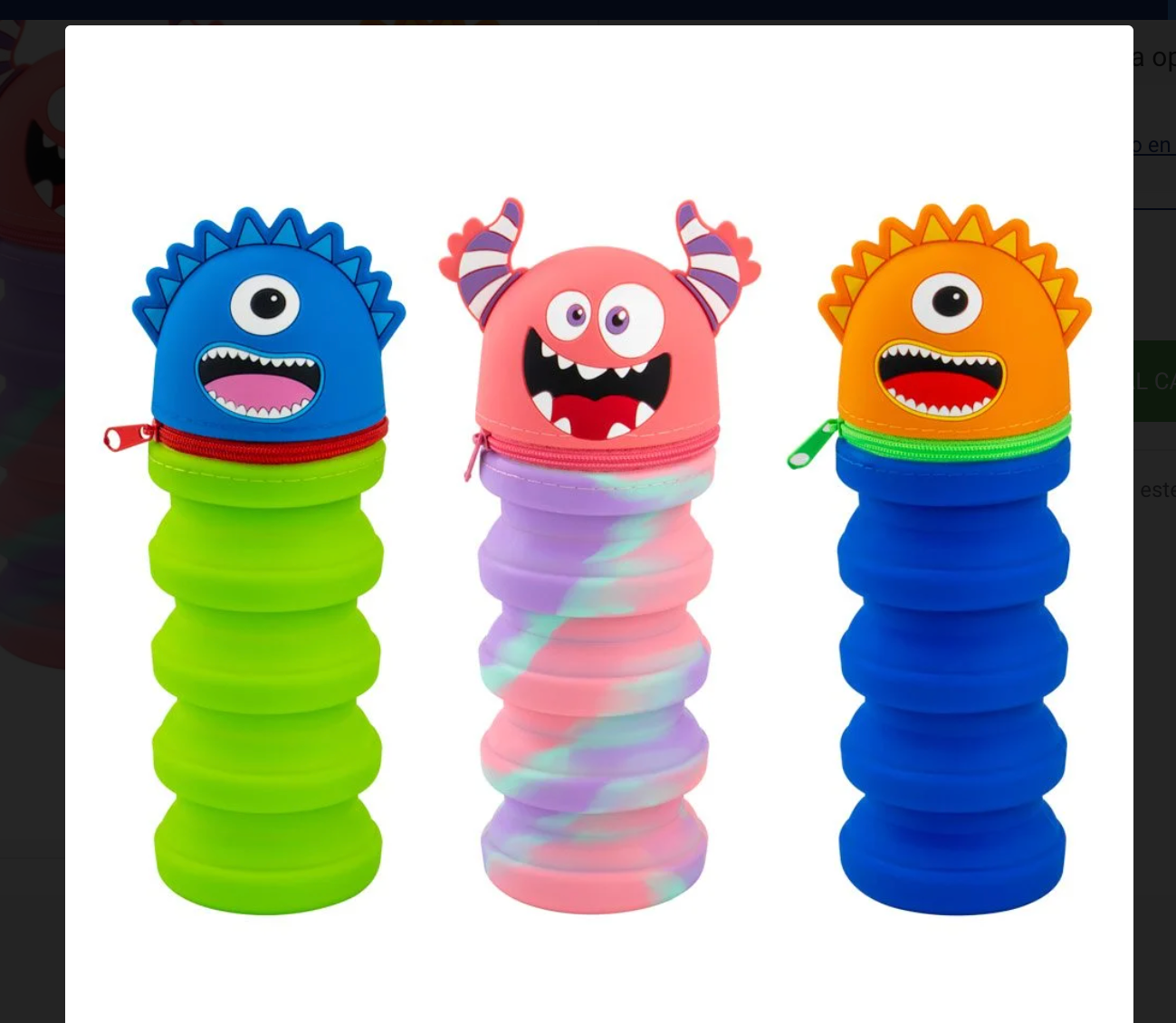 Pack of 2 Cartoon Telescopic Pencil/Pen/Make up Brush Holder