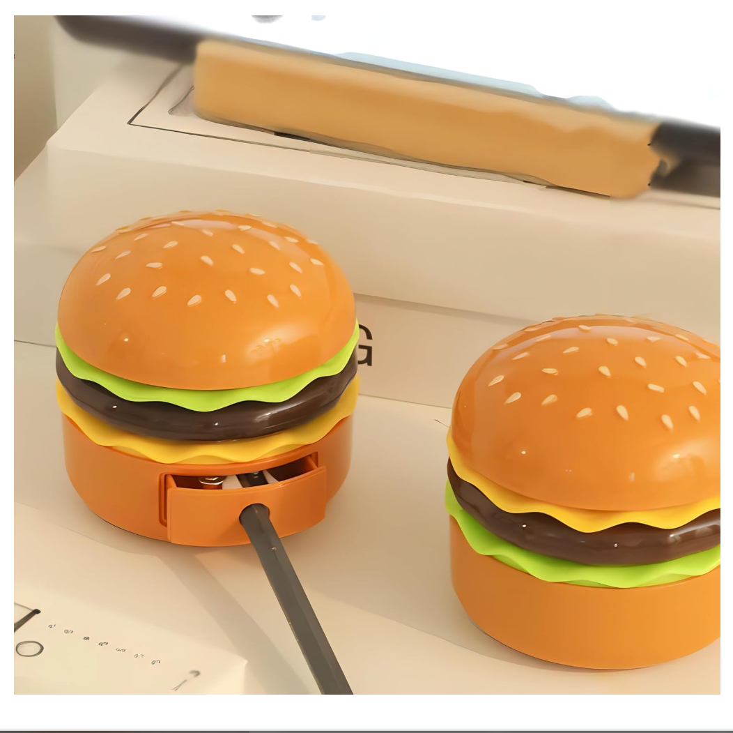 Hamburger Shaped Table Lamp with Pencil Sharpener