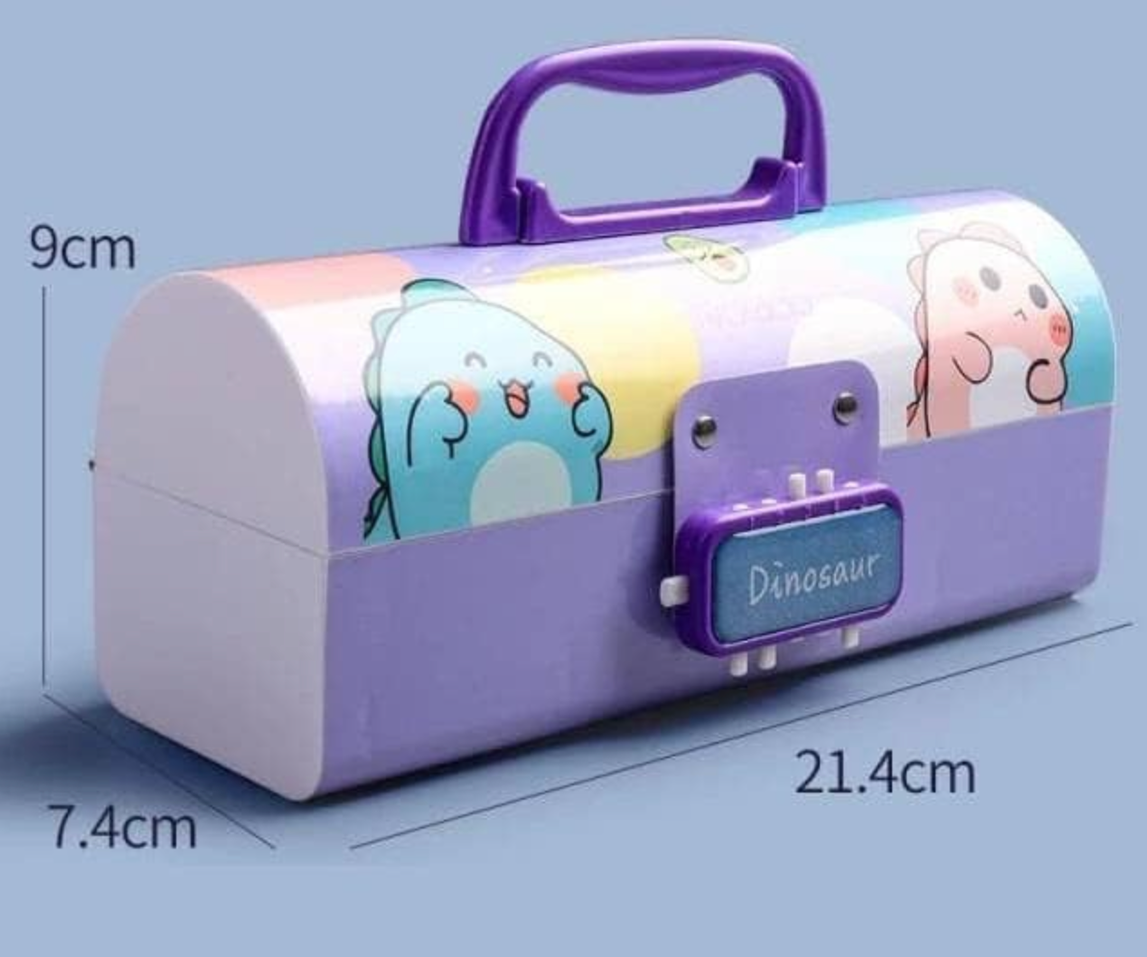 Dinosaur Pencil Box With Lock