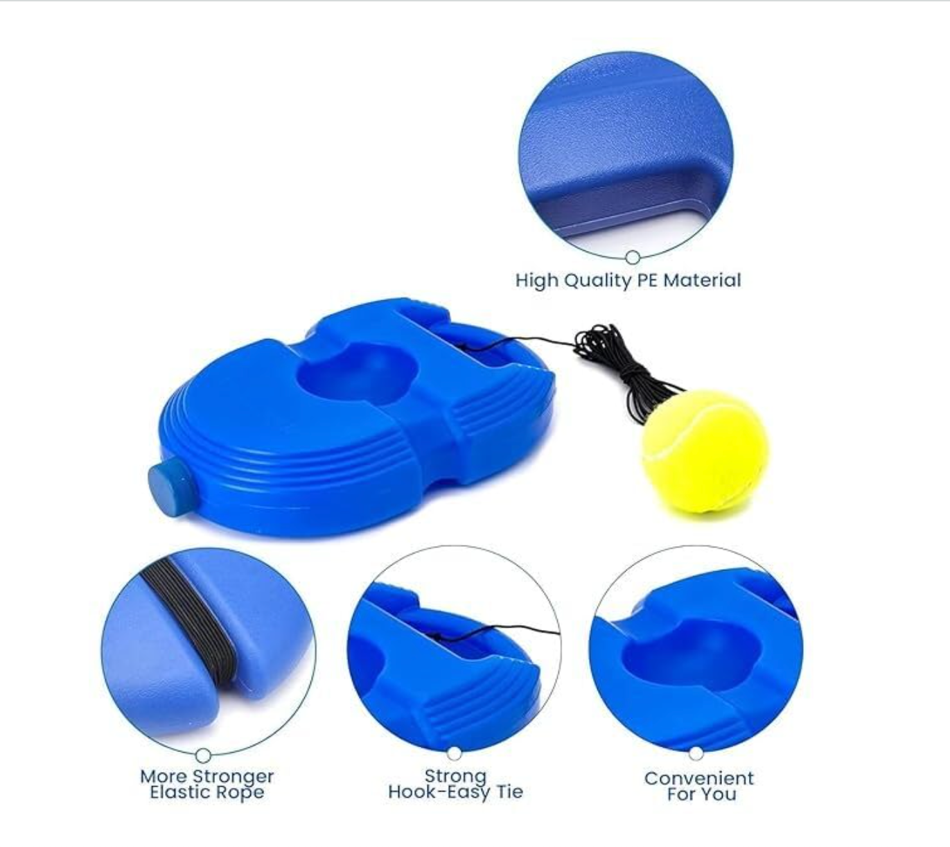 Tennis Trainer Rebound Ball Set (Colour may vary)
