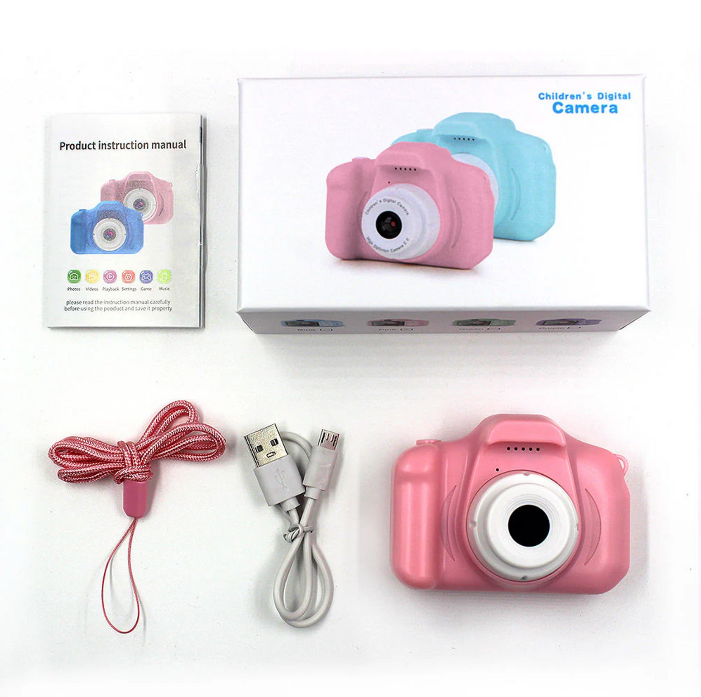 Kids Mini Portable Camera (Color may vary)