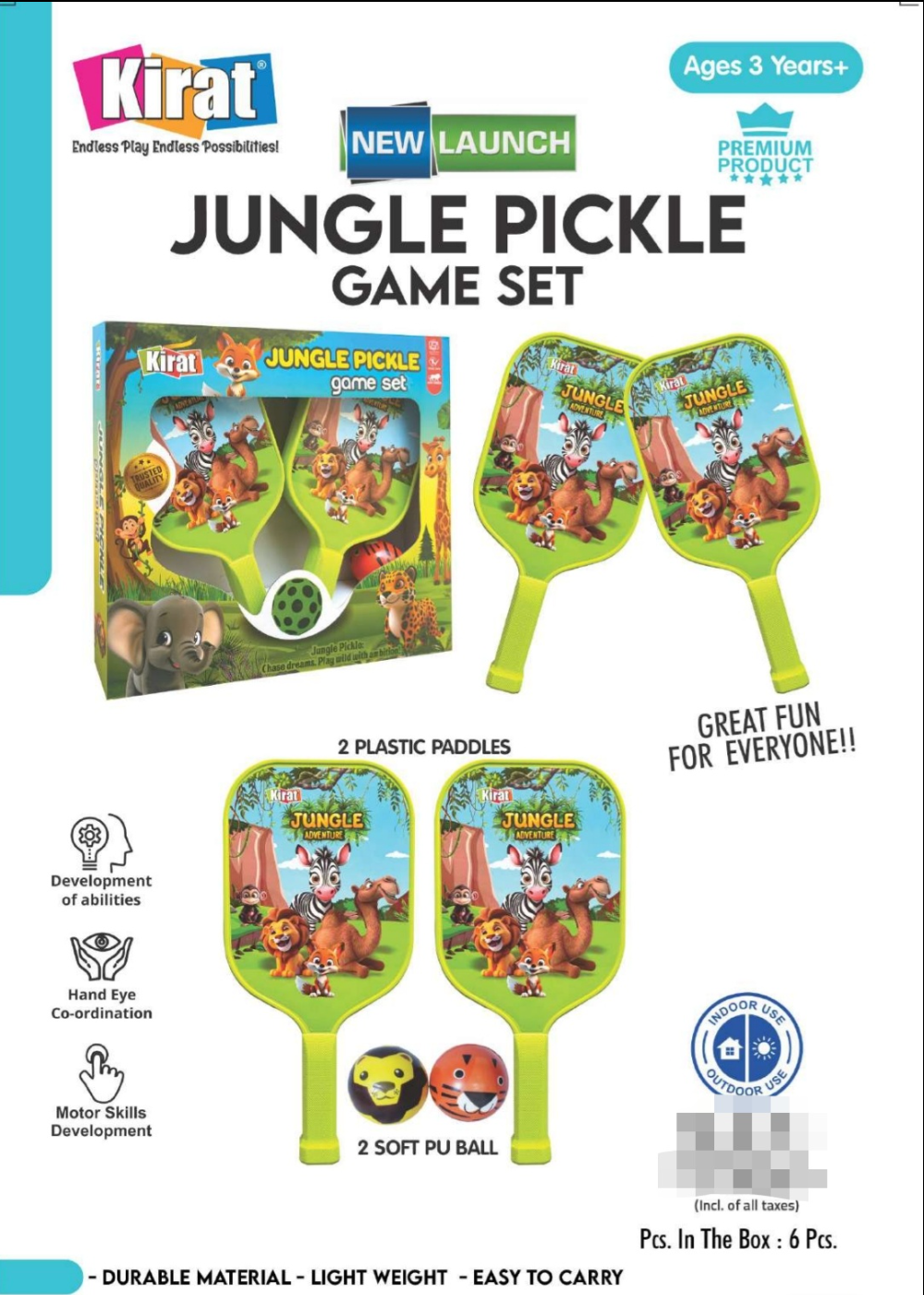 Jungle Theme Pickle Game Set