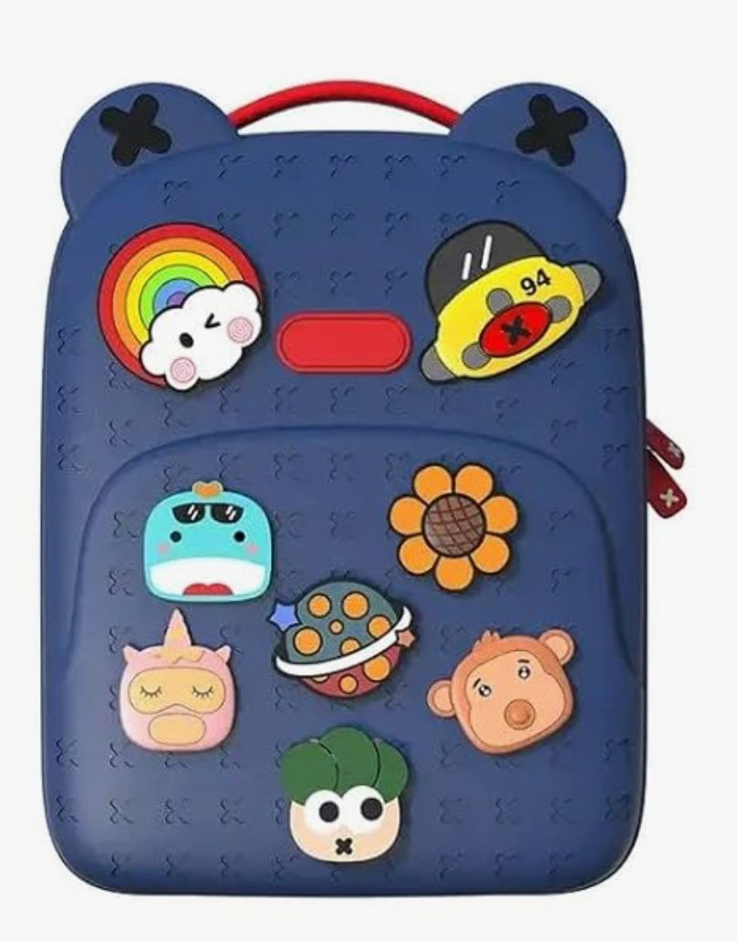Kids School Bag Soft Plush Backpacks Cartoon Boys Girls Baby