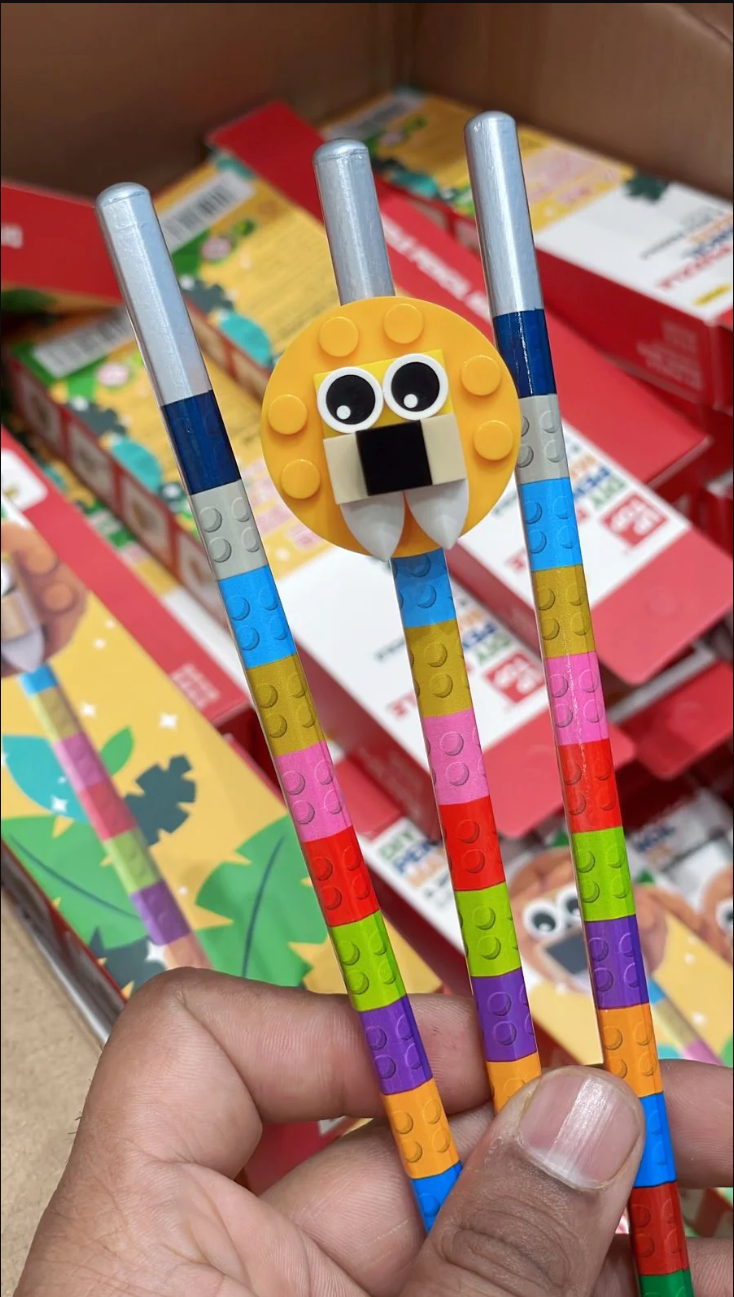 LEGO Combo - Pencil, Scale, Sharpener And Erasers