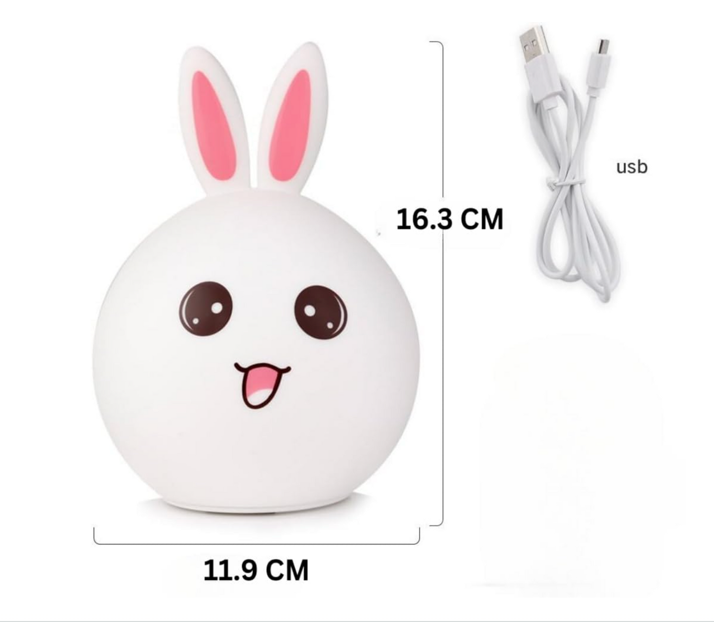 Rabbit Lamp With Multi-Color Modes