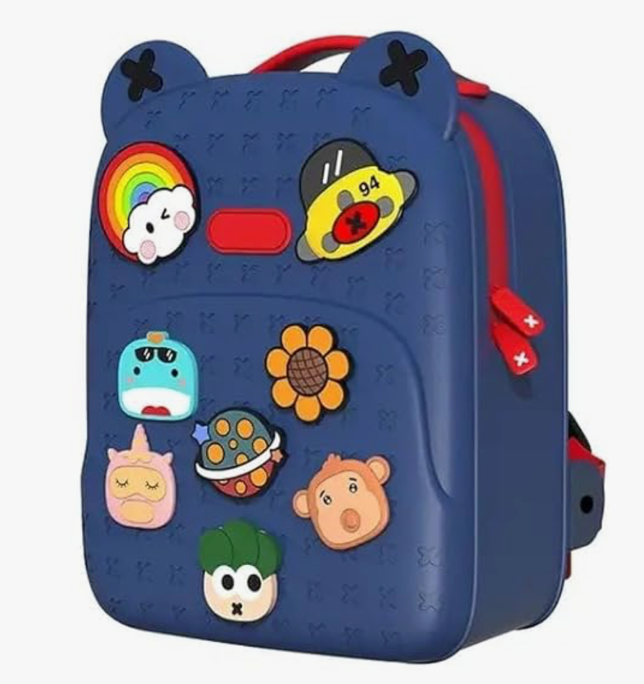 Kids School Bag Soft Plush Backpacks Cartoon Boys Girls Baby