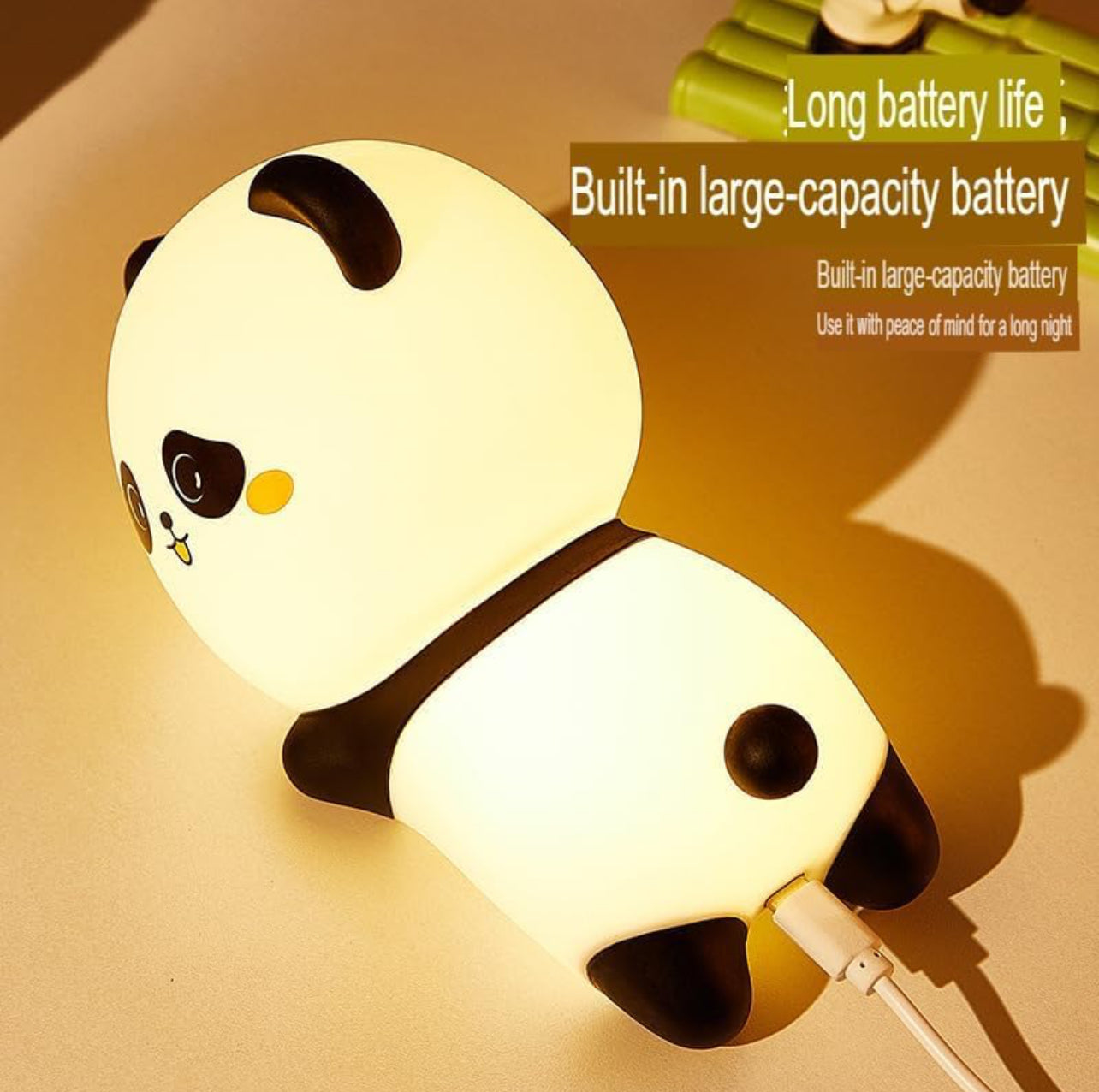 Sleeping Panda Lamp With Multi-Color Modes