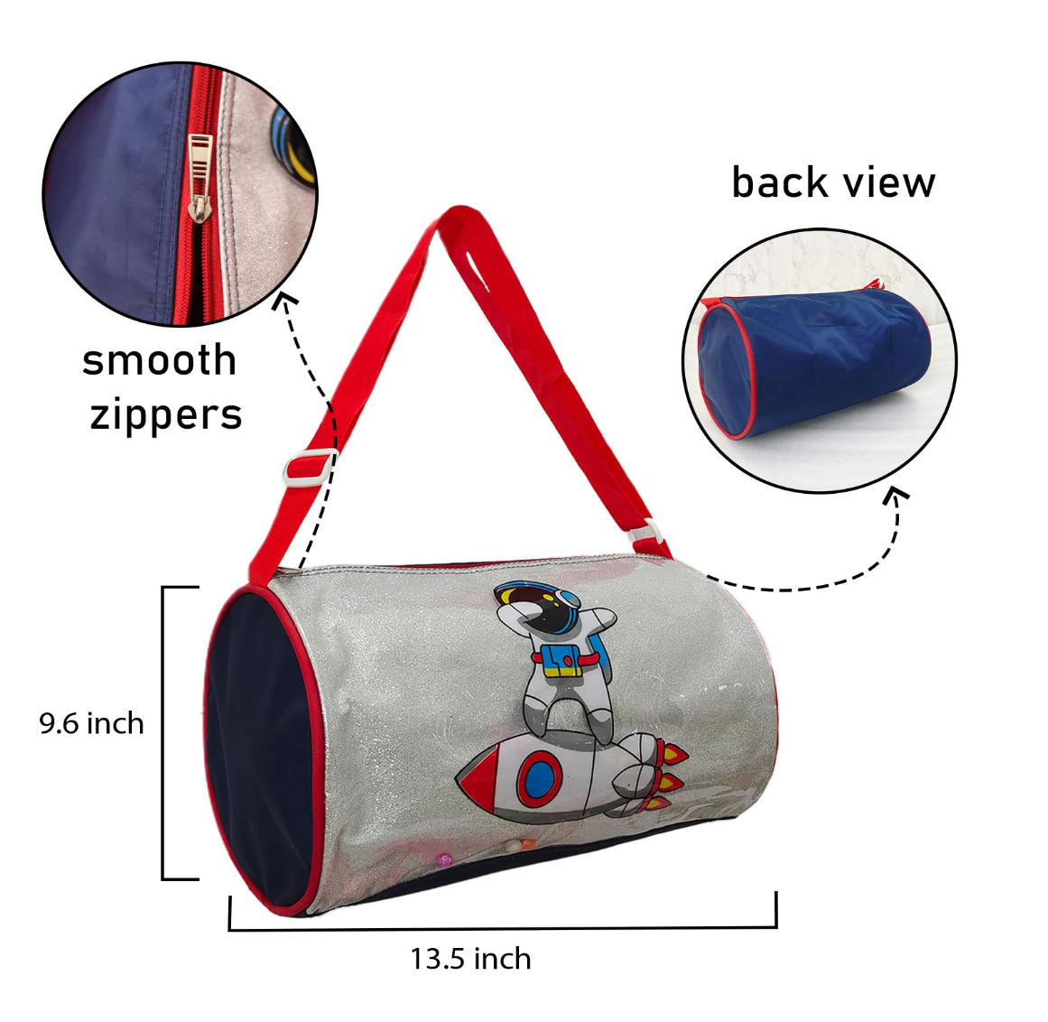 TDMA Space Theme Duffle Bag Sling Bag for Kids/Cartoon Swimming, Gym, Travel,