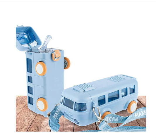 Bus Shaped Water Botlle (Color may vary)