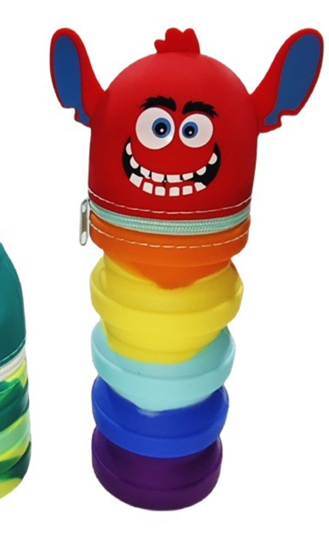 Pack of 2 Cartoon Telescopic Pencil/Pen/Make up Brush Holder