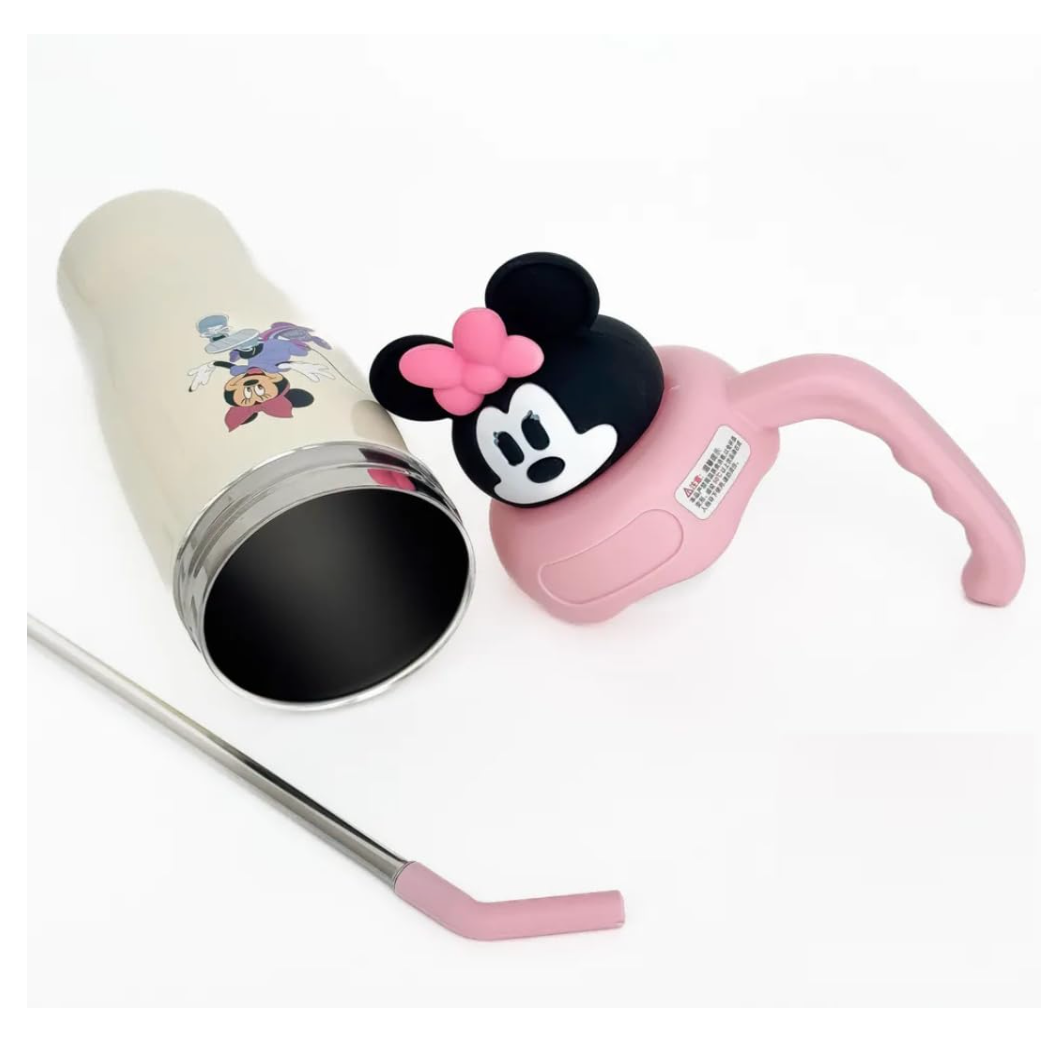 Minnie Mouse Stainless Steel Sipper With Straw