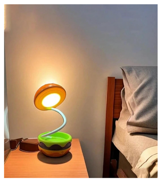 Hamburger Shaped Table Lamp with Pencil Sharpener