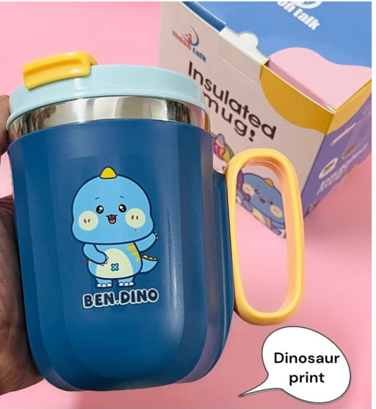Dinosaur Insulated Mug With Lid
