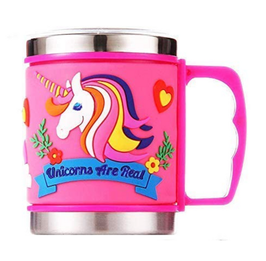 UnicornTheme Stainless Steel Mug With Lid