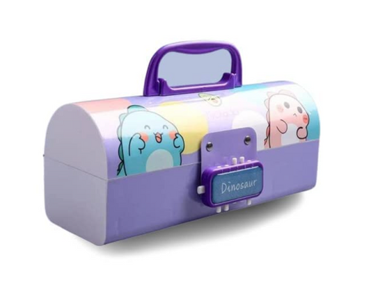 Dinosaur Pencil Box With Lock