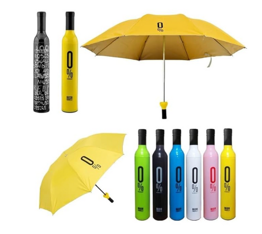 Wine Bottle Umbrella (Color May Vary)