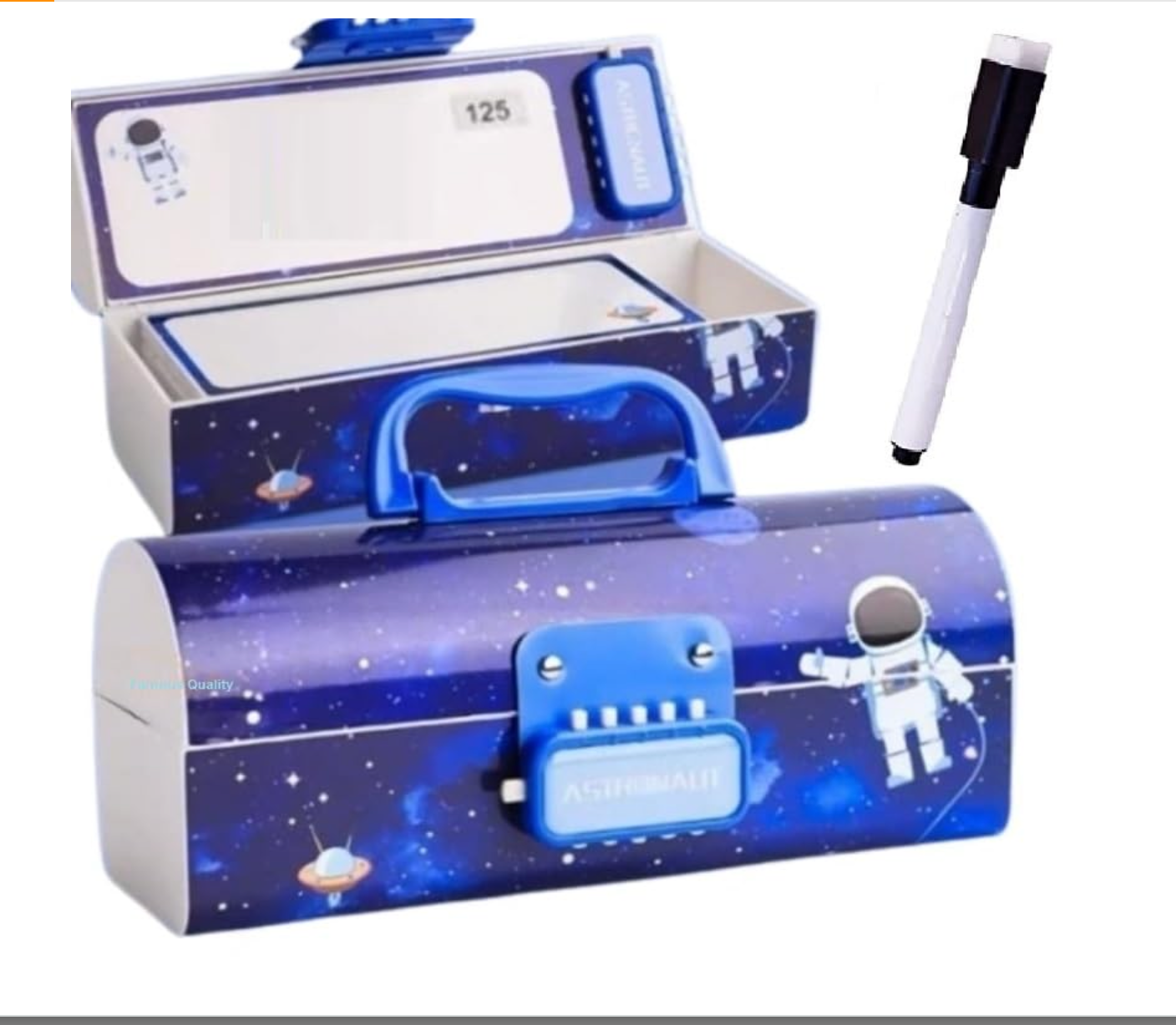 Space Pencil Box With Lock