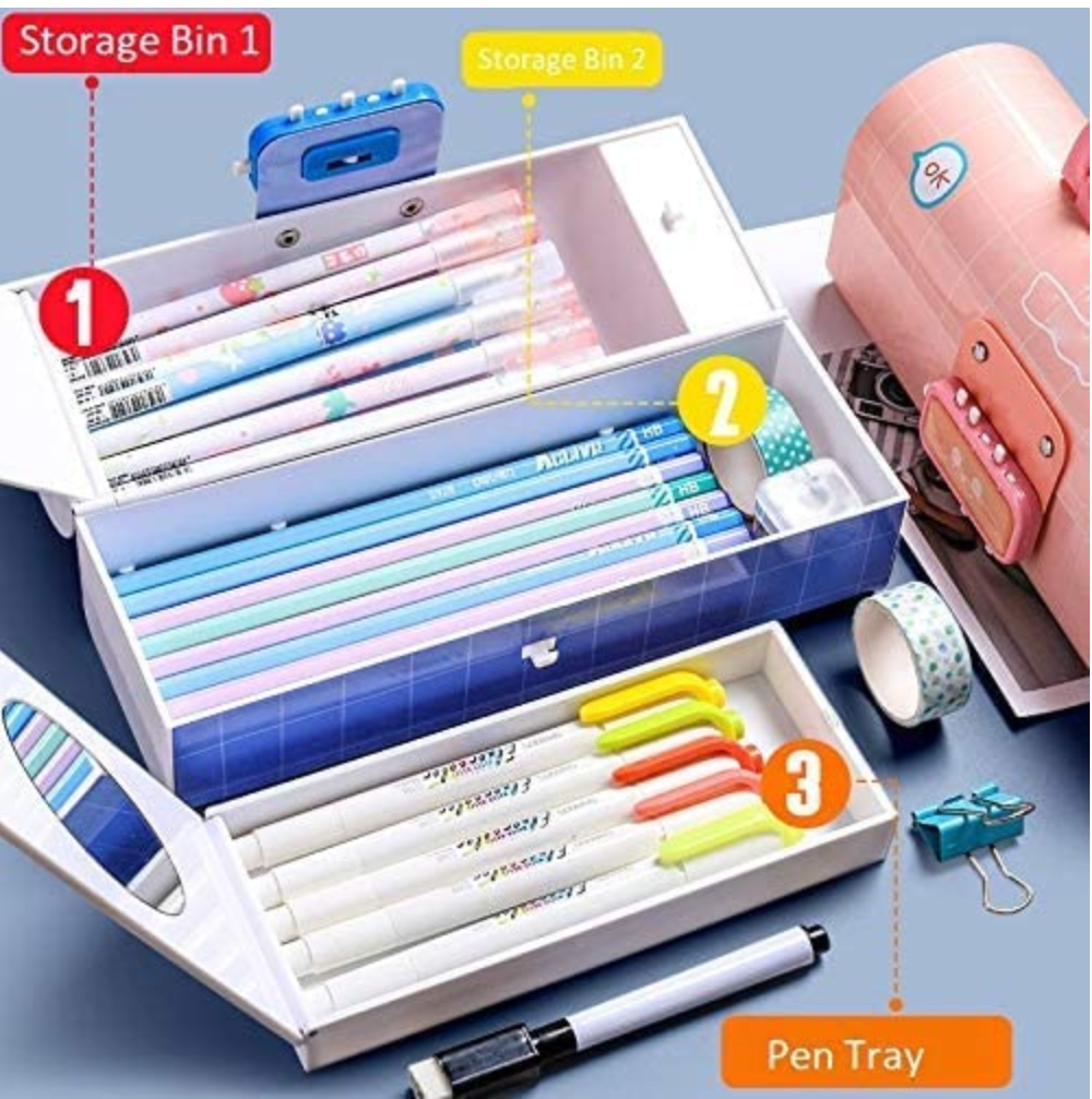 Space Pencil Box With Lock