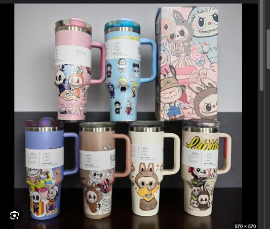 LABUBU SIPPER 900ML COLOUR AND DESIGN MAY VARY