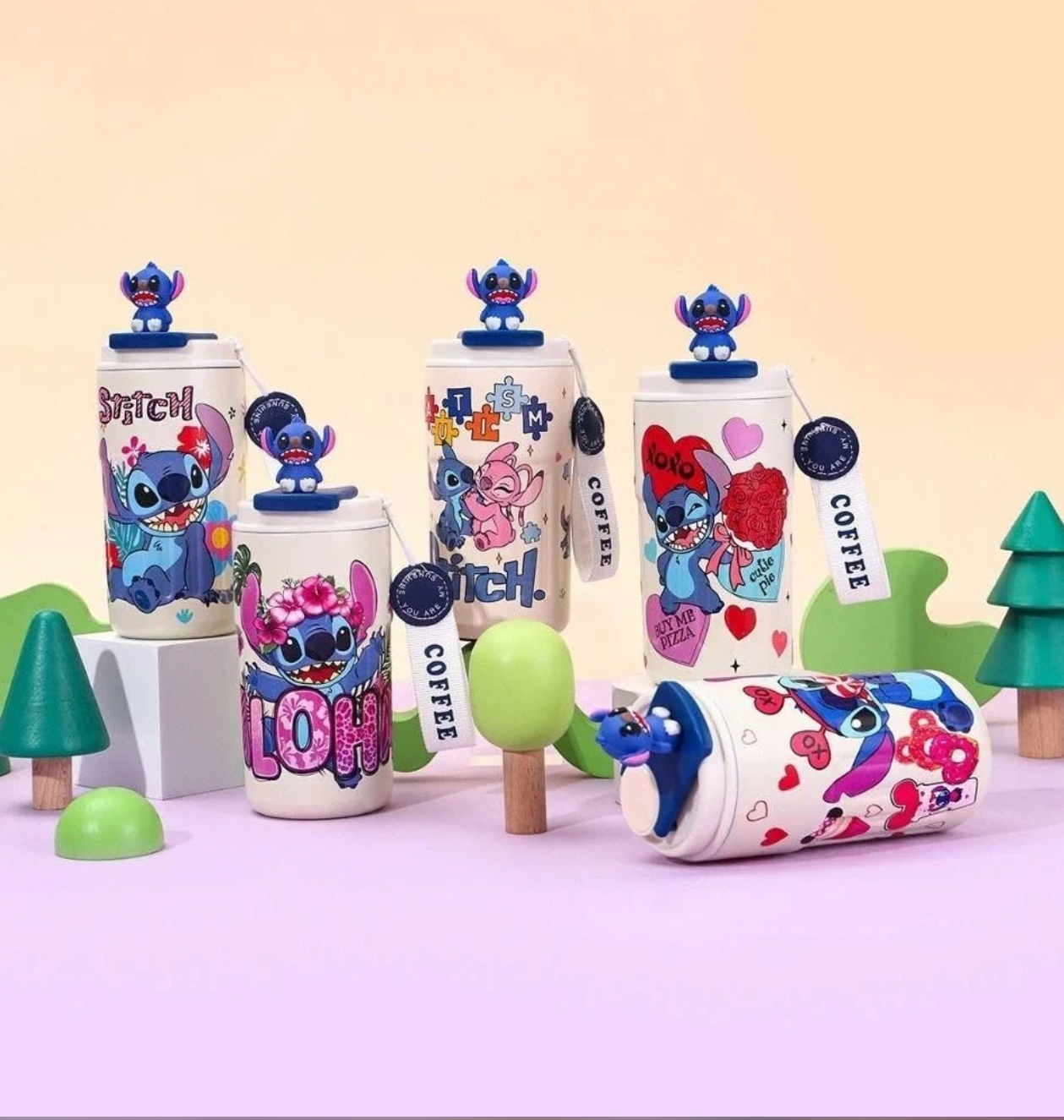 Stainless Steel Stitch Coffee Tumbler, Capacity: 450 ML