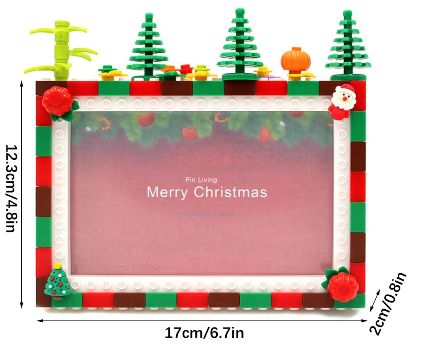 LEGO FRAME CHRISTMAS THEME