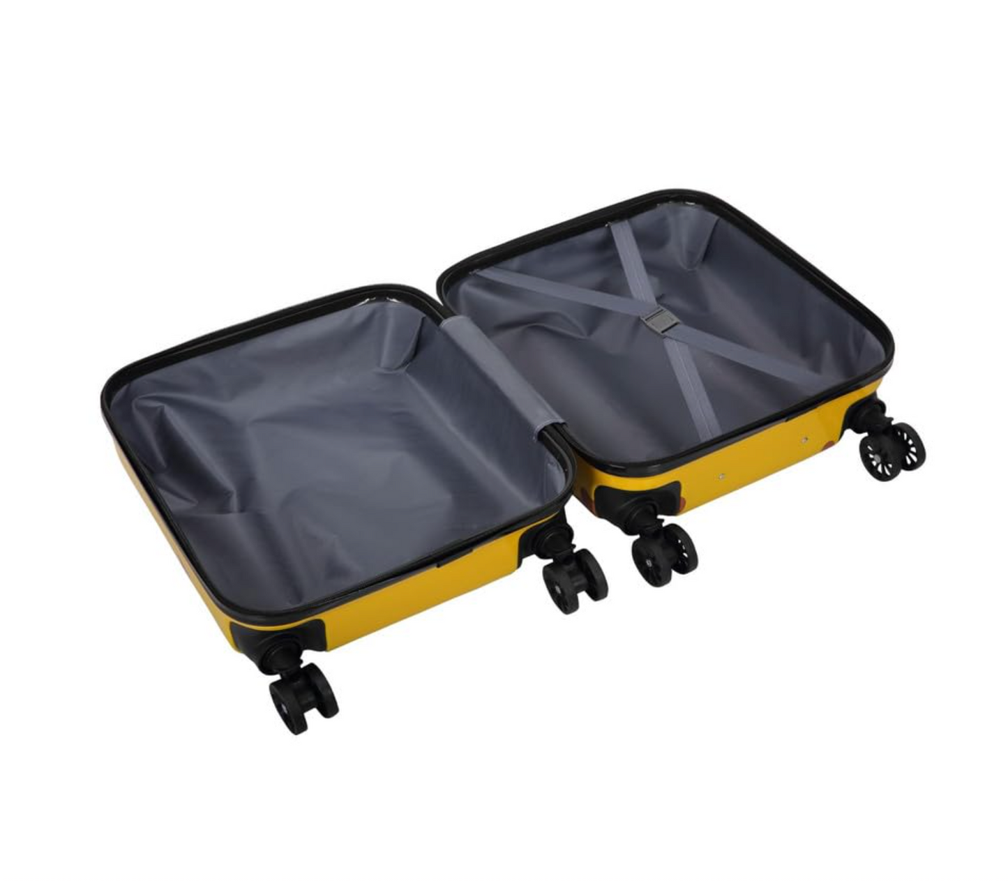 Kids Giraffe Trolley Suitcase – Lightweight Hard Shell Cabin Luggage with Spinner Wheels
