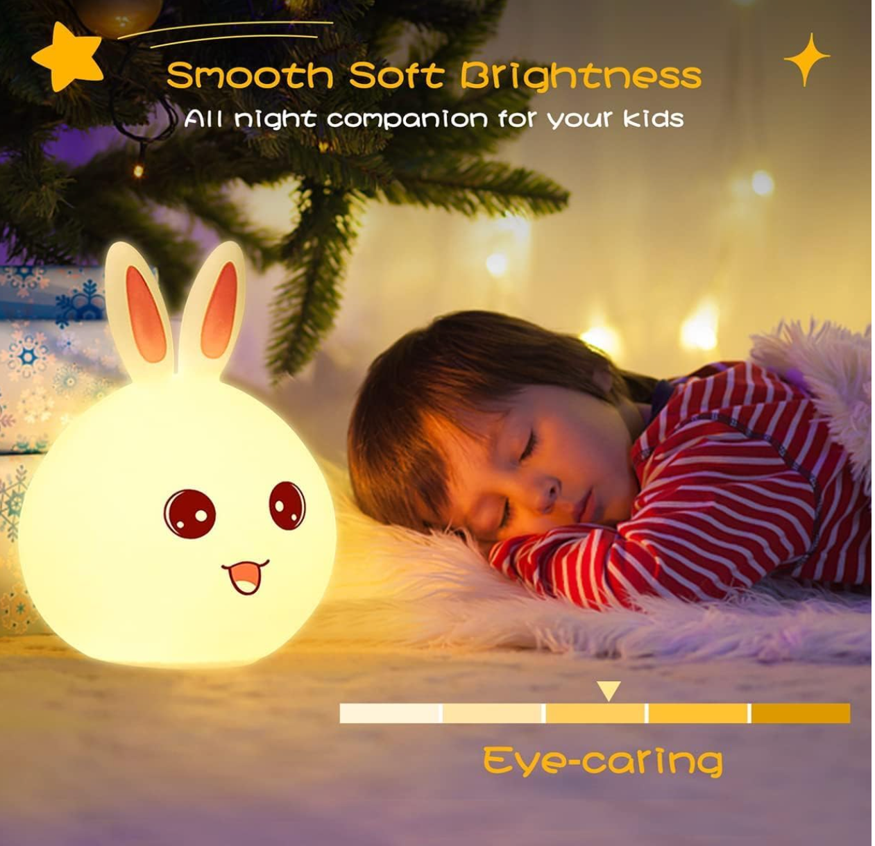 Rabbit Lamp With Multi-Color Modes