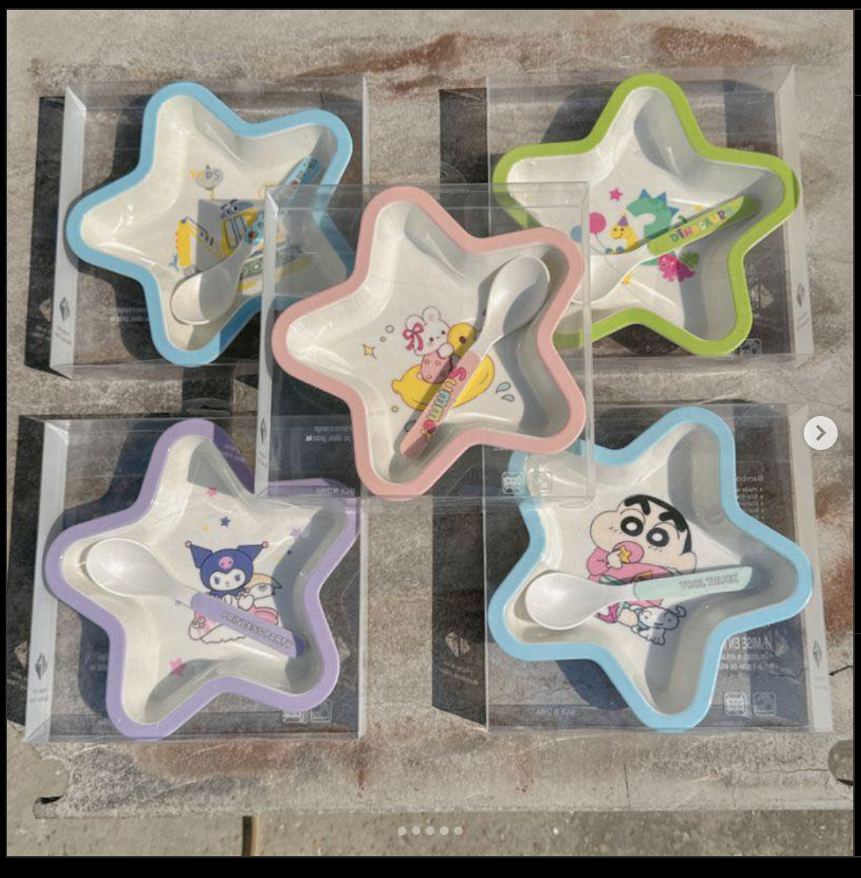 STAR BAMBOO PLATES DESIGN MAY VARY