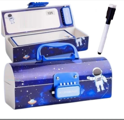 Space Pencil Box With Lock