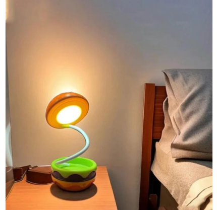 Hamburger Shaped Table Lamp with Pencil Sharpener